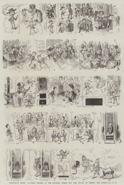 Precocious Peter; or, What Became of the Naughty Little Boy Who Would Go Behind the Scenes by Frederick Barnard